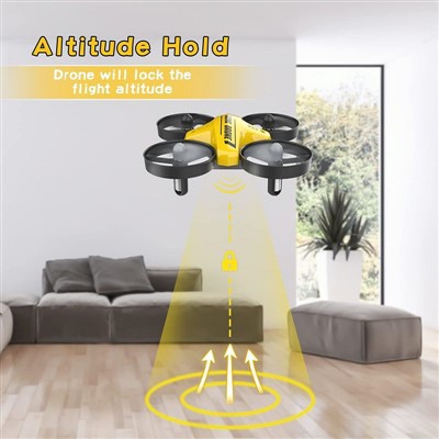 Mini Drone fun awọn ọmọde ati awọn olubere Yellow